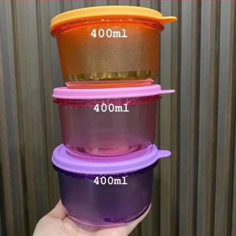 Set 3 Hộp LVS Crstalwave sup bowl 400ml