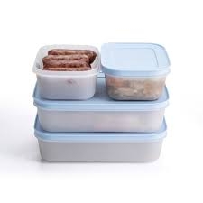 Bộ 4 Hộp Tupperware Trữ Đông Gen II (2 hộp 450ml và 2 hộp 1L) - Đông Dẻo Cao Cấp -  New Tupperware