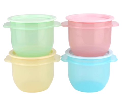Set 4 Hộp Tròn Trữ Mát Tupperware Sunbowl 750ml
