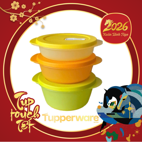 Hộp Tupperware Lò Vi Vóng Có Nút Thở - Tupperware Malaysia Chính Hãng