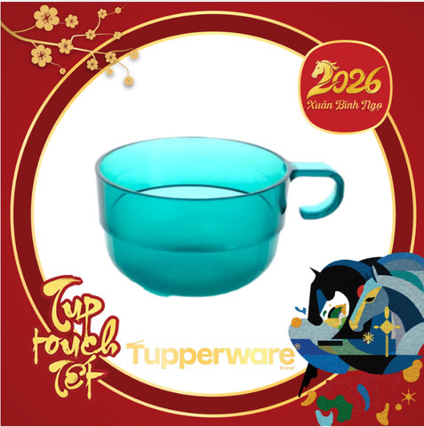Set 4 Ly 190ml Tupperware - Xanh Lá