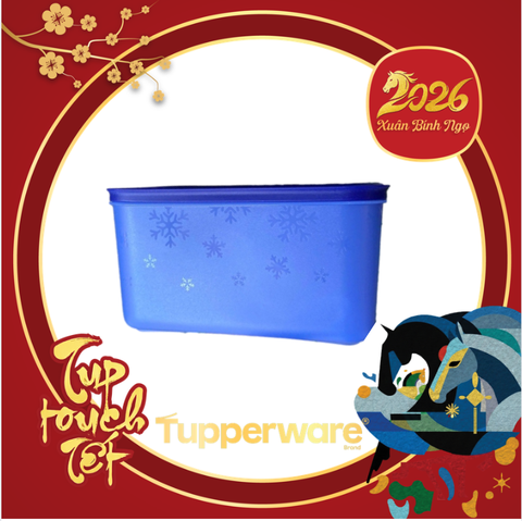 Hộp Tupperware Trữ Đông Dẻo Cao Cấp Chill Freez Medium High 2.5L - Tupperware Malaysia Chính Hãng