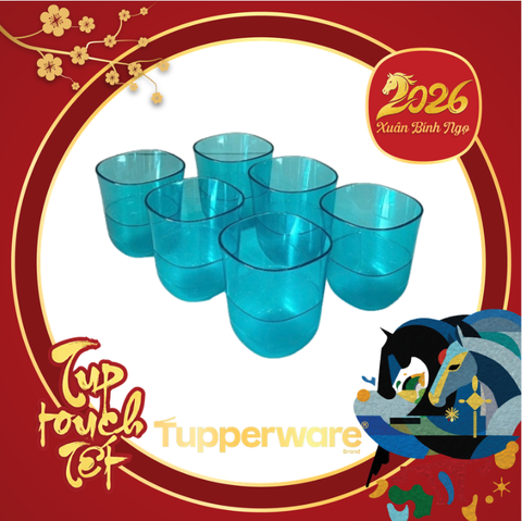 Cốc Tupperware 230ml - xanh mint (có nhũ)
