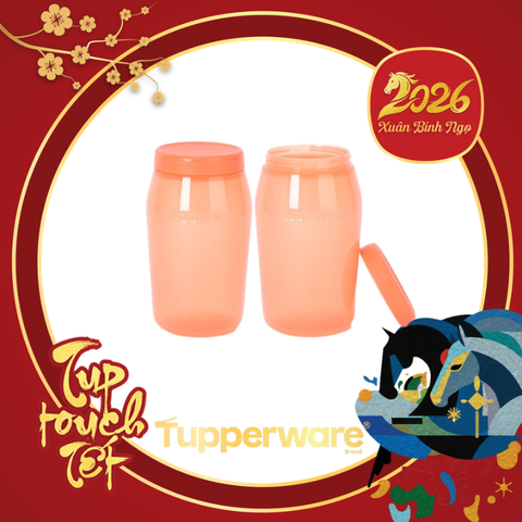 Bình Jar 825ml Tupperware - cam