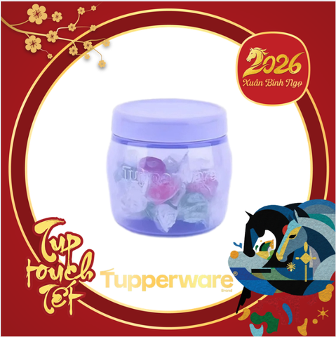 Bình Jar 325ml Tupperware - tím