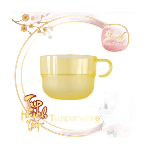 Bộ 4 Ly Tupperware 190ml - Vàng Chanh