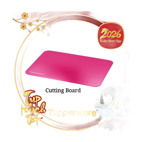 Thớt Tupperware Fuchsia 30x38cm - Màu Hồng