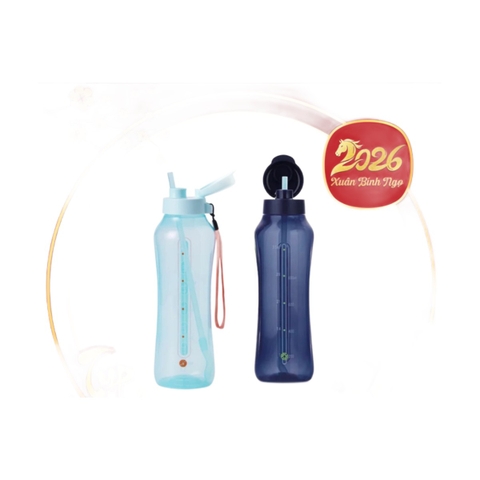 Bình Nước Tupperware Eco 1.2L / 2L Có Ống Hút