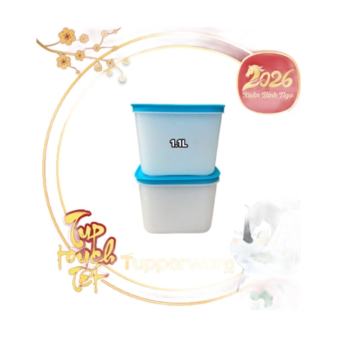 Hộp Trữ Đông Tupperware Chill Freez Medium High 1.1L Đông Dẻo