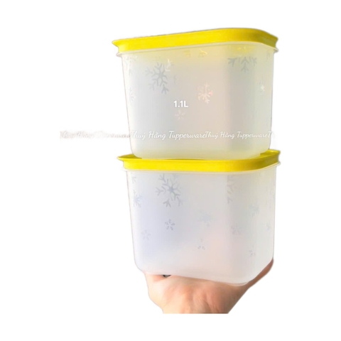 Hộp Trữ Đông Tupperware 1.1L Thân Trong - Nắp Cốm