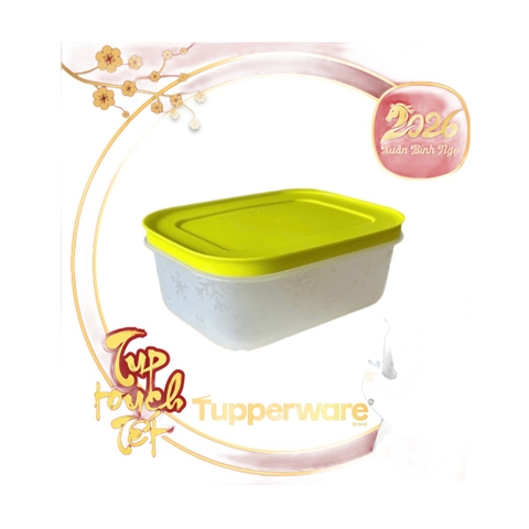 Hộp Trữ Đông Tupperware Bông Tuyết 450ml - Nắp Cốm