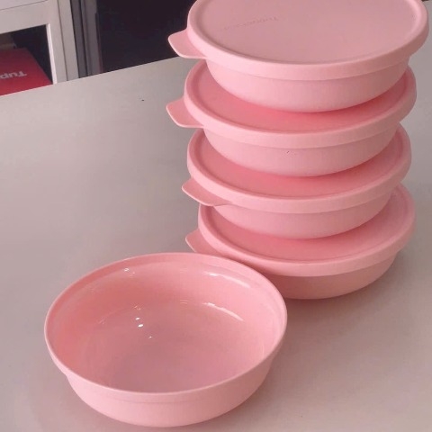 Set 3 Tô Hồng 450ml - Tup Trung
