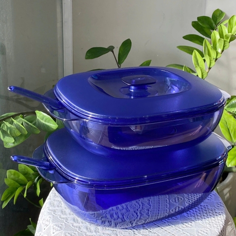 Tupmalay Tô Cơm Clear Bowl Kèm Vá Nắp Thân Trong