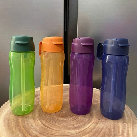 Bình Nước Tupperware Eco  Gen II 500ml - Có Ống Hút - Tupperware Malaysia Chính Hãng