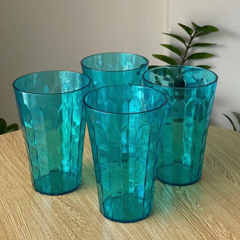 Tupmalay - Bộ Bình Nước + 4 Cốc Xanh Min Prisms Serving (1 set)
