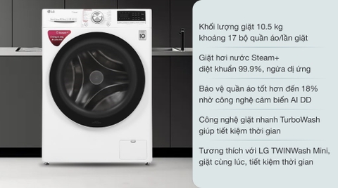 Máy giặt lg fv1450s3w