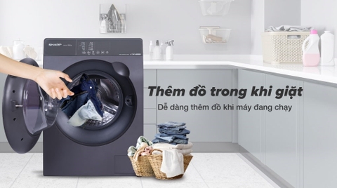 Máy giặt Sharp Inverter 10.5 Kg ES-FK1054SV-G