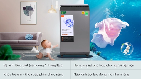 Máy giặt Toshiba 7 Kg AW-L805AV (SG)