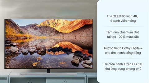 Smart Tivi QLED Samsung 4K 65 inch QA65Q80R