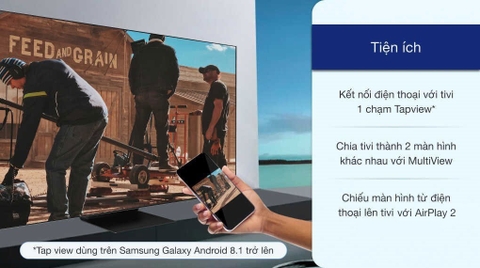 Smart Tivi Samsung 4K Crystal UHD 85 inch UA85AU8000