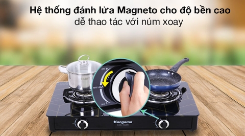 Bếp ga đôi Kangaroo KG526M