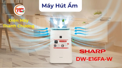 Máy hút ẩm Sharp DW-E16FA-W