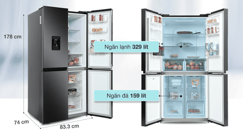 Tủ lạnh Samsung 488l RF48A4010B4/SV