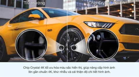 Smart Tivi Samsung 4K Crystal UHD 43 inch UA43AU8100