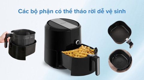 Nồi chiên không dầu Kangaroo KG55AF1A 5.2 lít