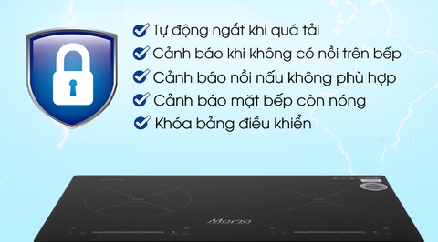 Bếp từ hồng ngoại lắp âm Sunhouse Mama MMB9200MIX