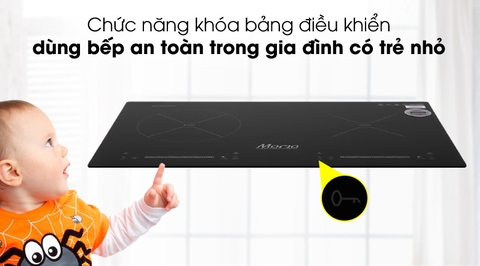 Bếp từ hồng ngoại lắp âm Sunhouse Mama MMB9200MIX