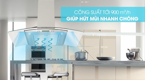 Máy hút mùi áp tường Hafele HH-WG90B