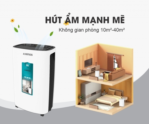 Máy Hút Ẩm Kaimos 25 Lít KOS-25L