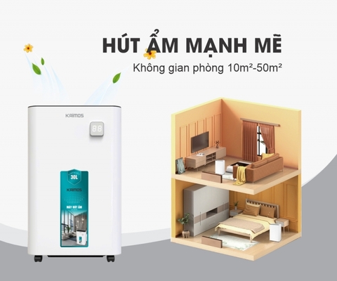 Máy Hút Ẩm Kaimos 30 Lít KOS-30L