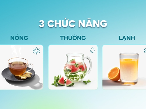 Máy lọc nước nóng nguội lạnh Casper Hydrogen 12 lõi WH-DH8K1