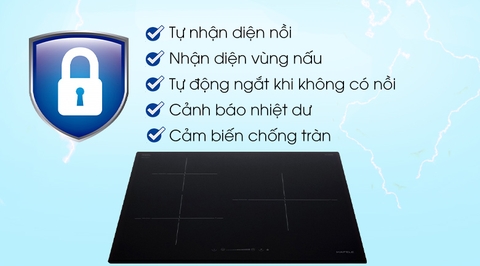 Bếp từ 3 vùng nấu Hafele HC-I603D