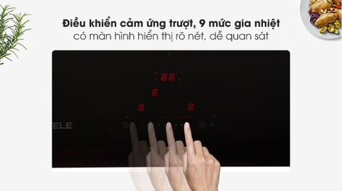 Bếp từ 3 vùng nấu lắp âm Hafele HC-I773D