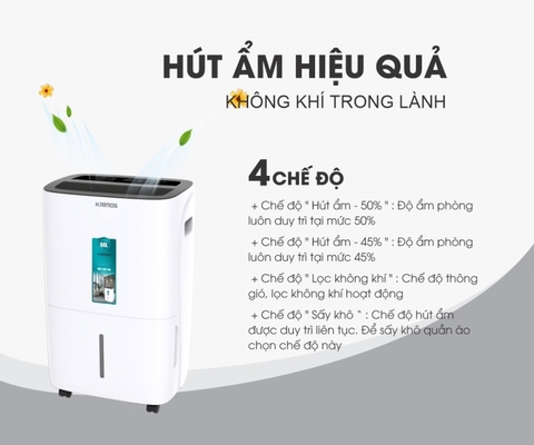 Máy Hút Ẩm Kaimos 60 Lít KOS-60L
