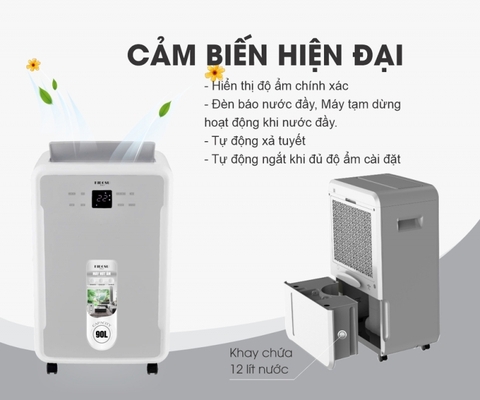 Máy Hút Ẩm Kidosu 90 Lít KD-D90L