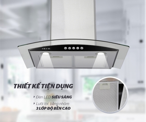 Hút mùi kidosu TC - HM05