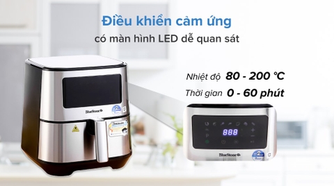 Nồi chiên không dầu BlueStone AFB-5878 5.5 lít