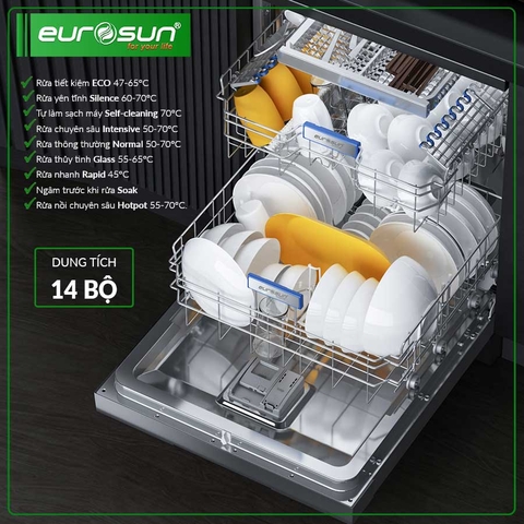 Máy rửa bát Eurosun SMS81EU19EB