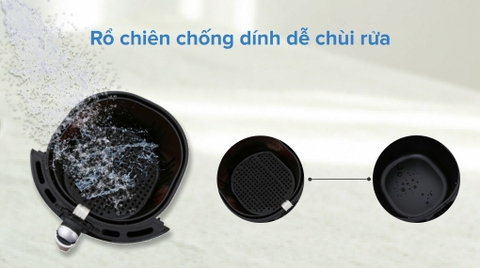 Nồi chiên không dầu BlueStone AFB-5876 5.5 lít