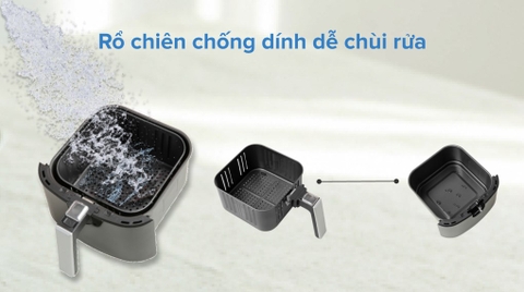 Nồi chiên không dầu AVA AF40155D 5 lí
