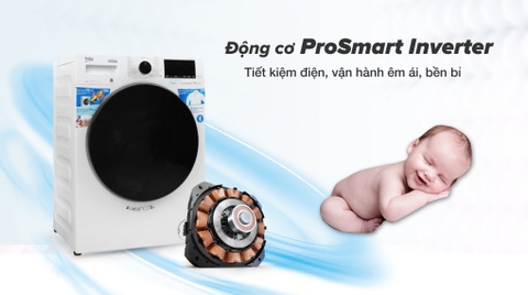 Máy giặt Beko Inverter 8 kg WCV8649XWST