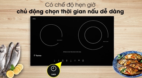 Bếp hồng ngoại đôi lắp âm Torino W1611