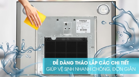 Máy hút mùi áp tường Hafele HH-WG90B