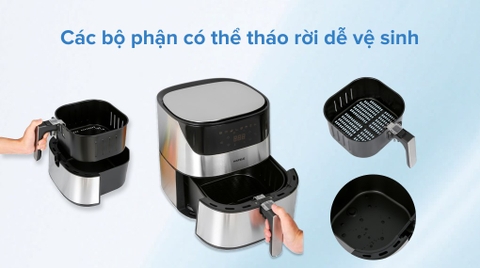 Nồi chiên không dầu Hafele AF-T5A (535.43.712) 5 lít