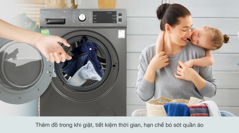 Máy giặt Casper Inverter 10.5 kg WF-105I150BGB