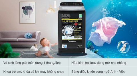 Máy giặt Panasonic 9Kg NA-F90A9DRV